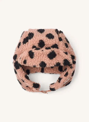 Liewood - Chapka Sherpa Bravo Leopard Recycelte Fasern | Verblasstes Rosa