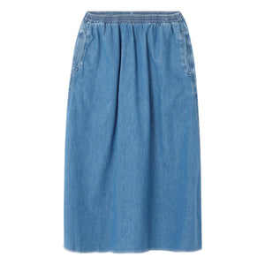 American Vintage - Izeway Baumwollrock | Blau