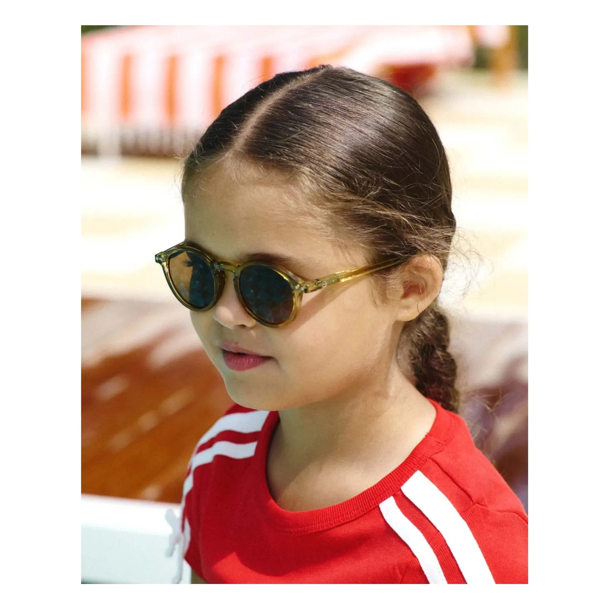 IZIPIZI - Sonnenbrille #D Junior | Helles Khaki