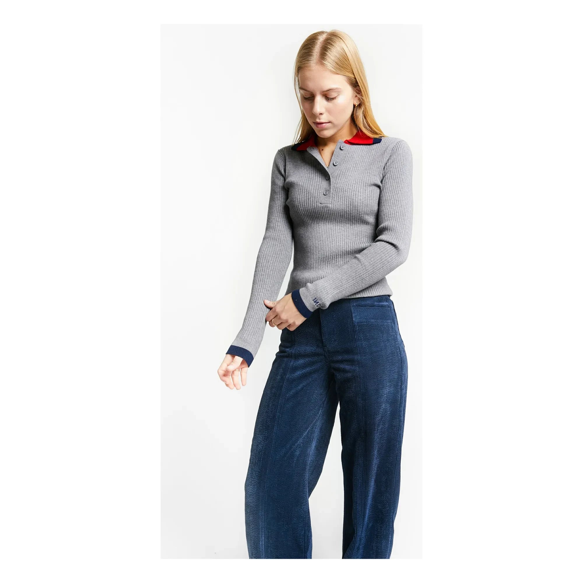 Indee - Poloshirt "Today" | Grau