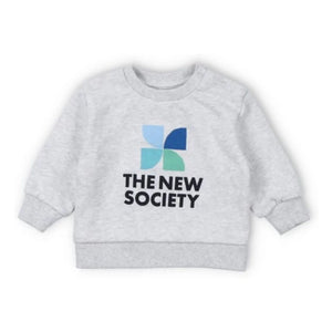 the new society - Sweat Logo Mykonos Baby | Gri melanj