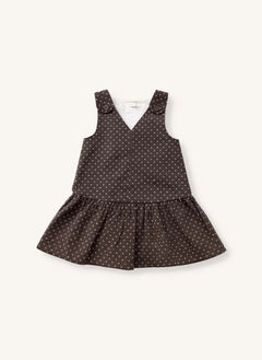 Fliink - Dolly Punktkleid | Braun