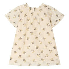 Bonpoint - Lucie Fleurie Kleid aus Bio-Baumwolle | Ecru