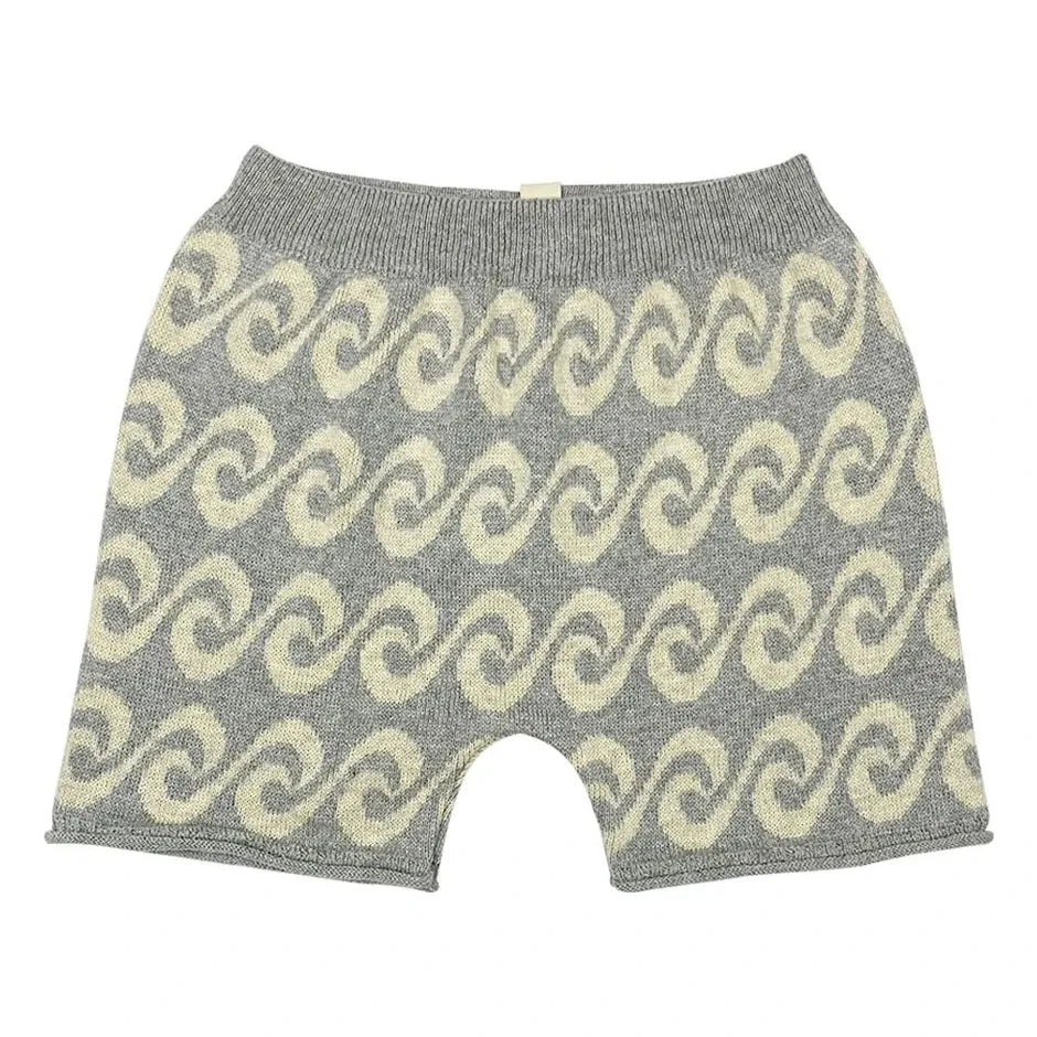 Bayiri - River Shorts Bio-Baumwollstrick | Grau