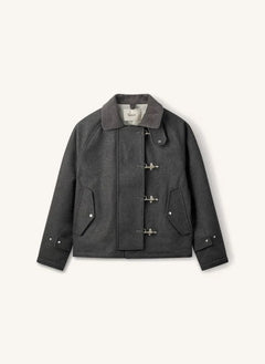 Forét - Cinder Wolle Jacke | Dunkelgrau