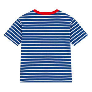 Petit Bateau – Gestreiftes T-Shirt | Blau