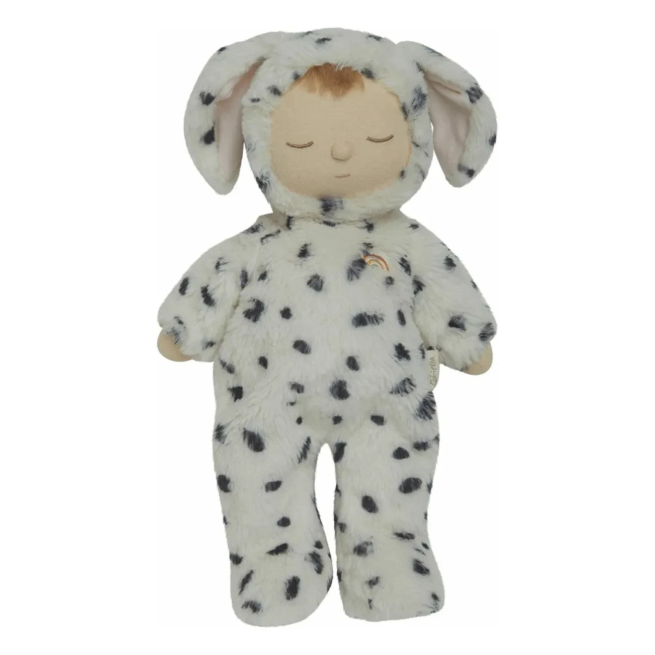 Olli Ella - Cozy Dinkum Dalmatiner Stoffpuppe | Weiß