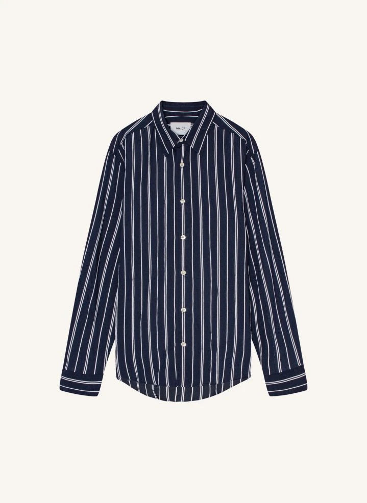 NN.07 - Quincy 5330 Hemd | Marineblau