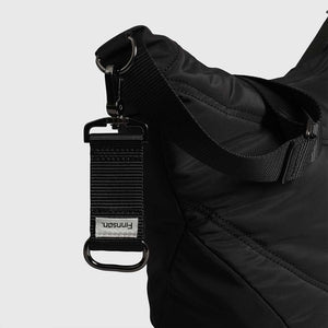 Finnson Osma Eco Sling Changing Bag with Clips - Black-Changing Bags-Black- | Natural Baby Shower