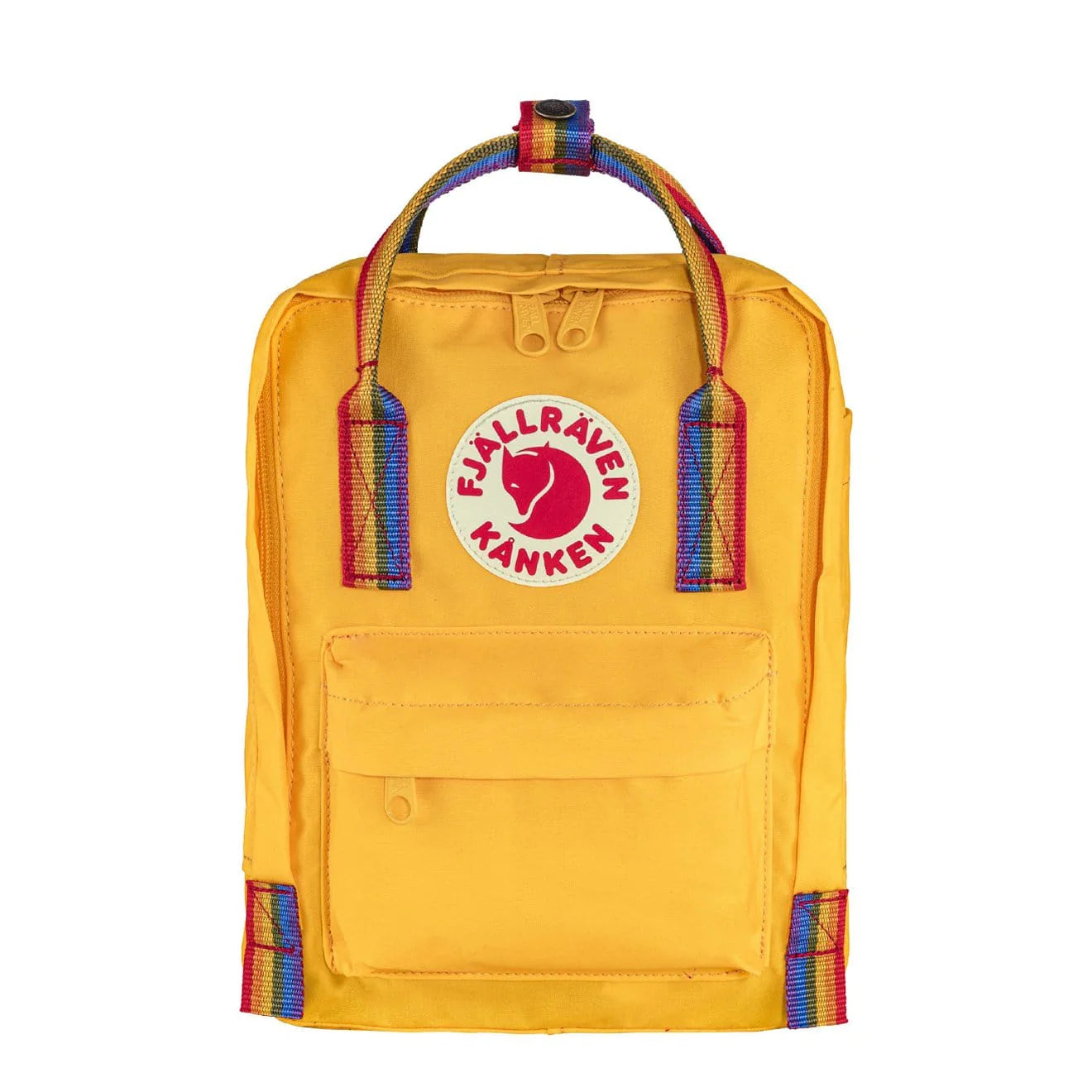 Fjällräven Kånken - Regenbogen Mini Unisex Gelber Rucksack