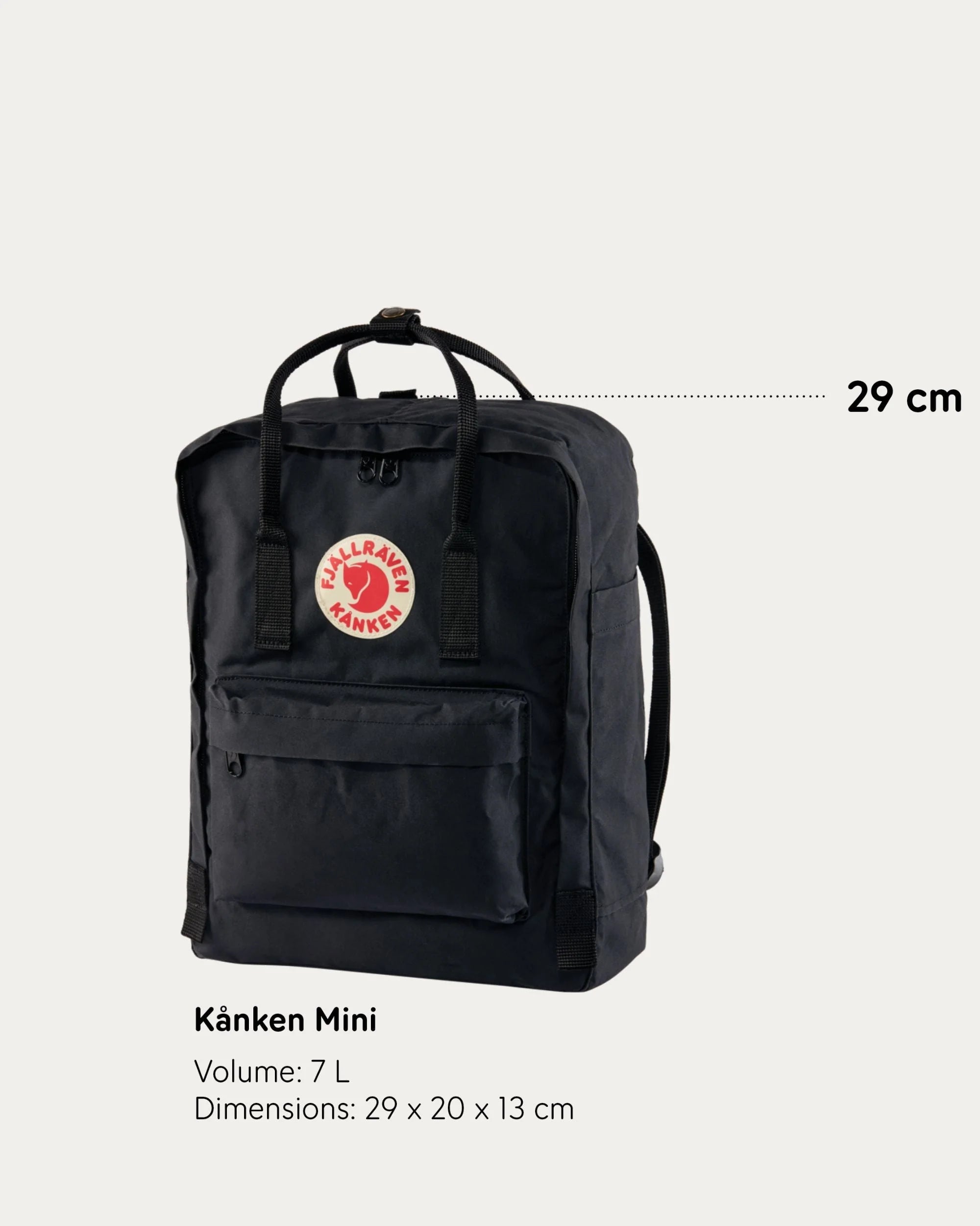 Fjällräven Kånken - Regenbogen Mini Unisex Gelber Rucksack