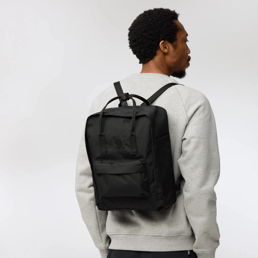 Fjällräven Kånken - RE-Kanken Schwarzer Spezial-Rucksack
