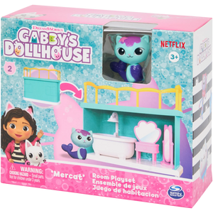 Gabbys Dollhouse - Badespaß-Abenteuer-Spielset mit Mercat