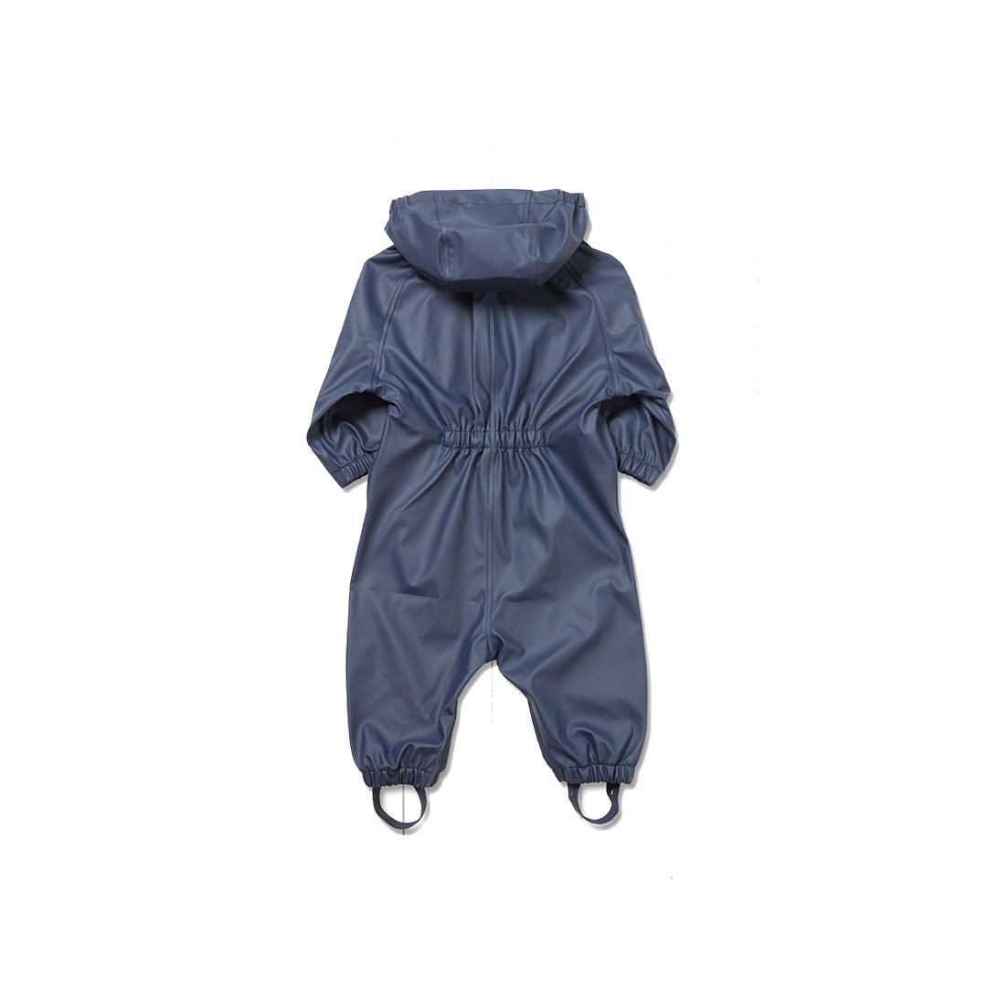 Grass & Air PU Puddlesuit - Navy-Rainsuits + Sets-Navy-9-12m | Natural Baby Shower