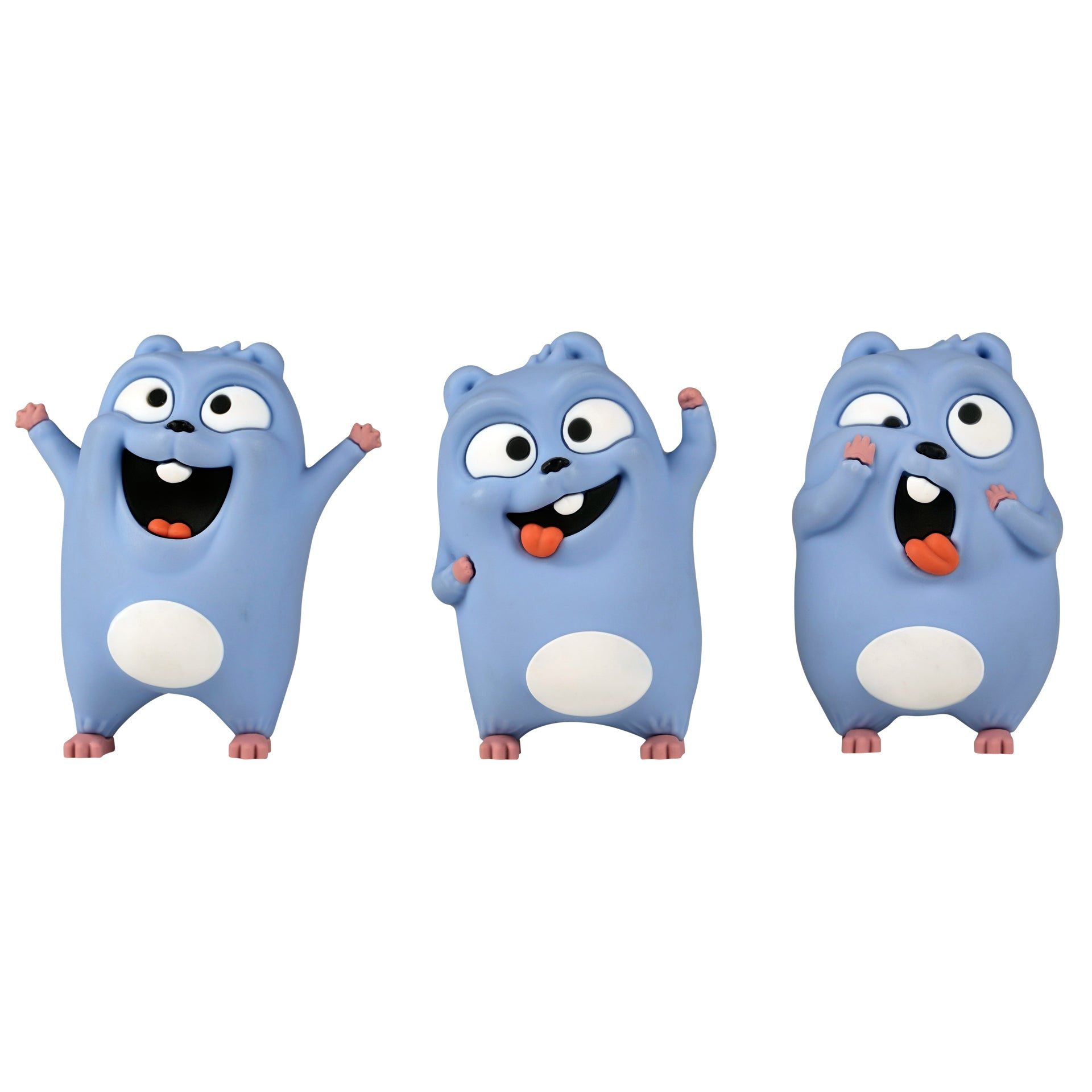 Grizzy und die Lemminge – 3er-Pack Leming-Figurenspielzeug