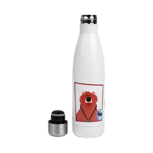 Grizzy und die Lemminge – 500 ml Stahlwasserflasche