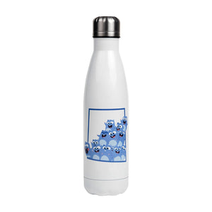 Grizzy und die Lemminge – 500 ml Stahlwasserflasche