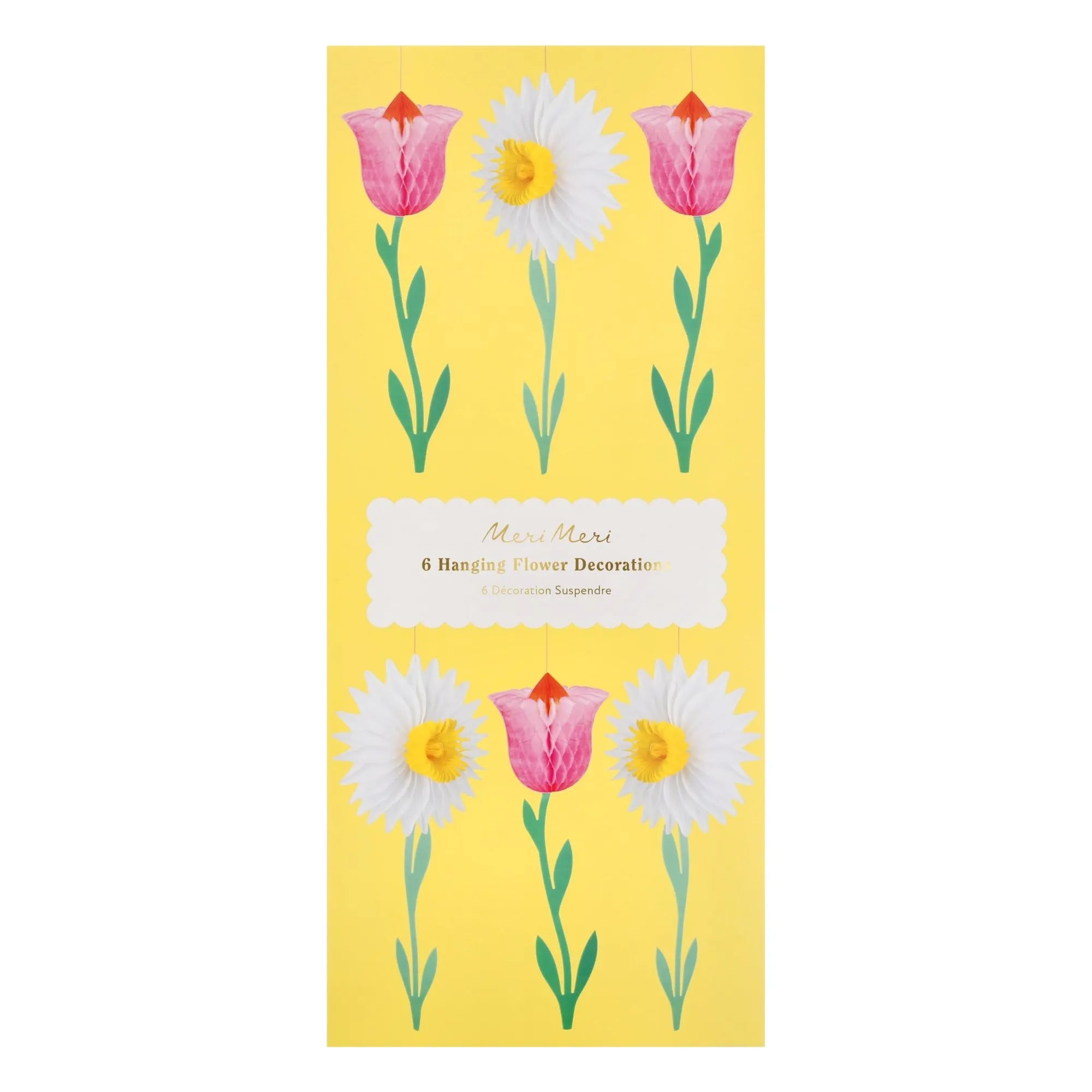 Meri Meri - Hängende Blumen - 6er-Set
