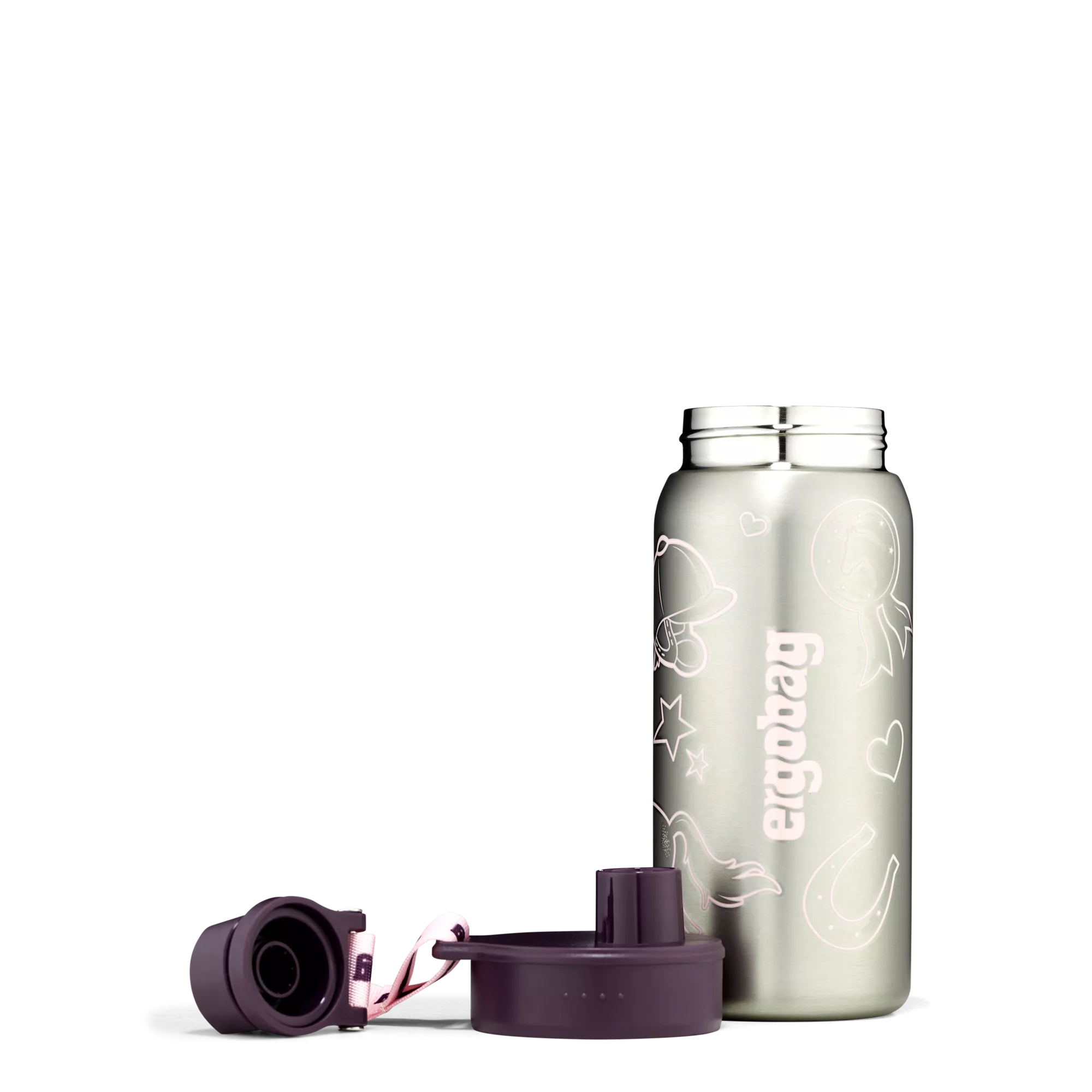 Ergobag - Stainless Steel Bottle Purple