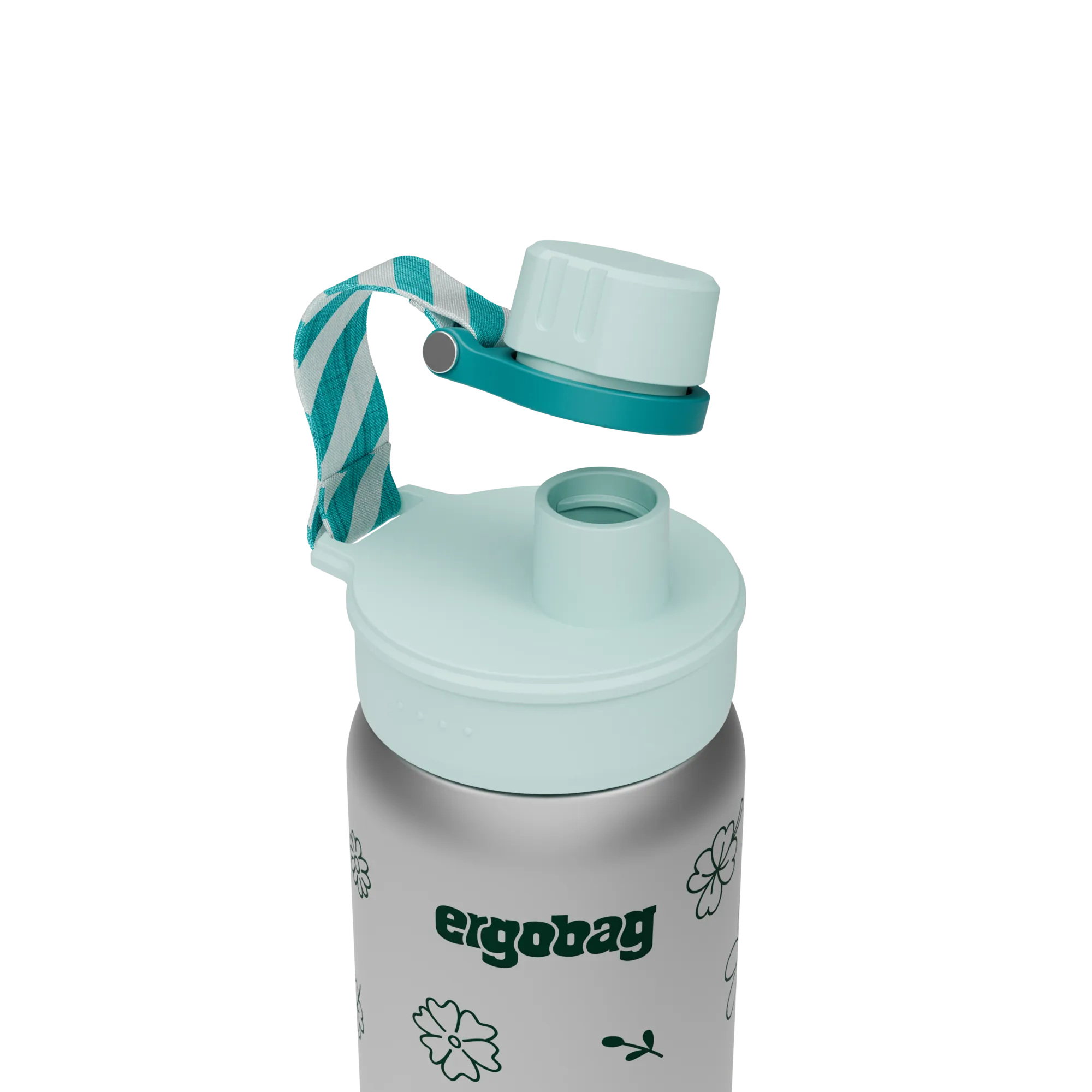 Ergobag - Stainless Steel Bottle Flowers
