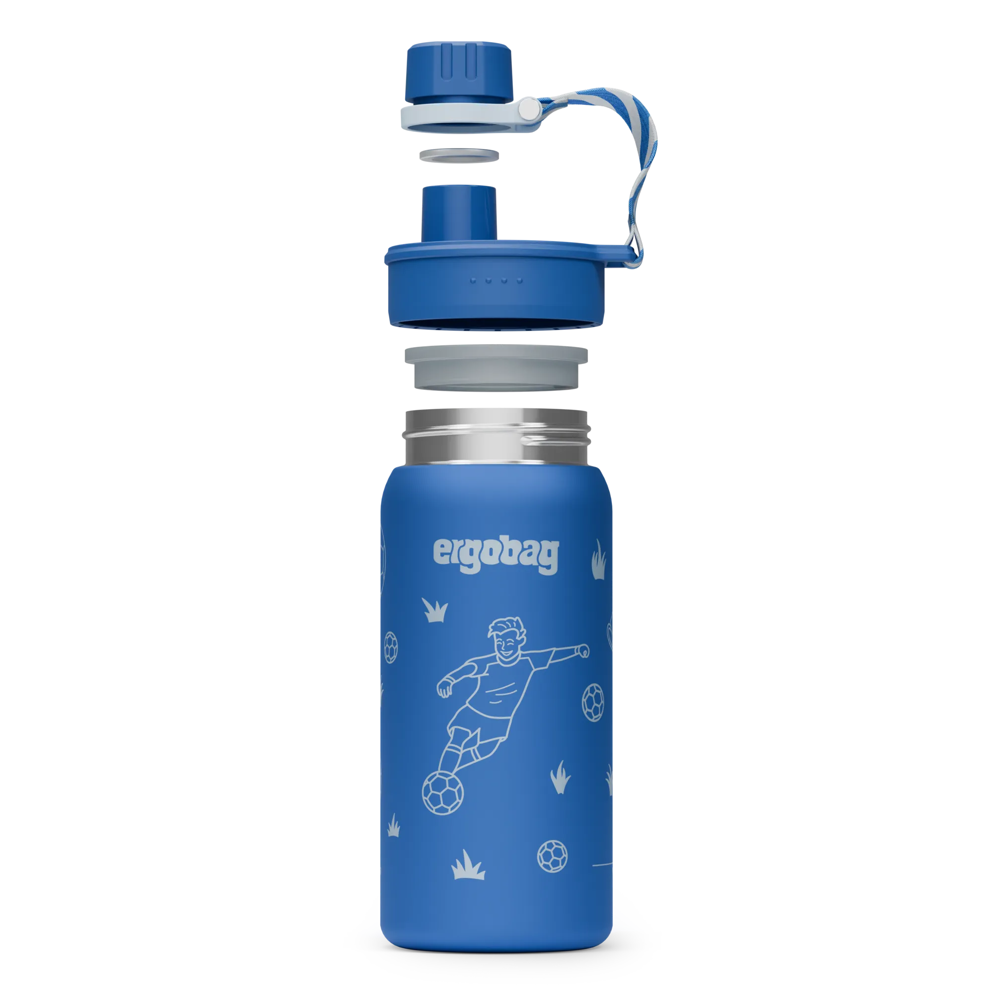 Ergobag - Stainless Steel Bottle Soccer