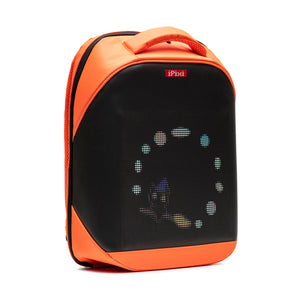 iPixi – Mittlerer oranger Rucksack mit LED-Bildschirm