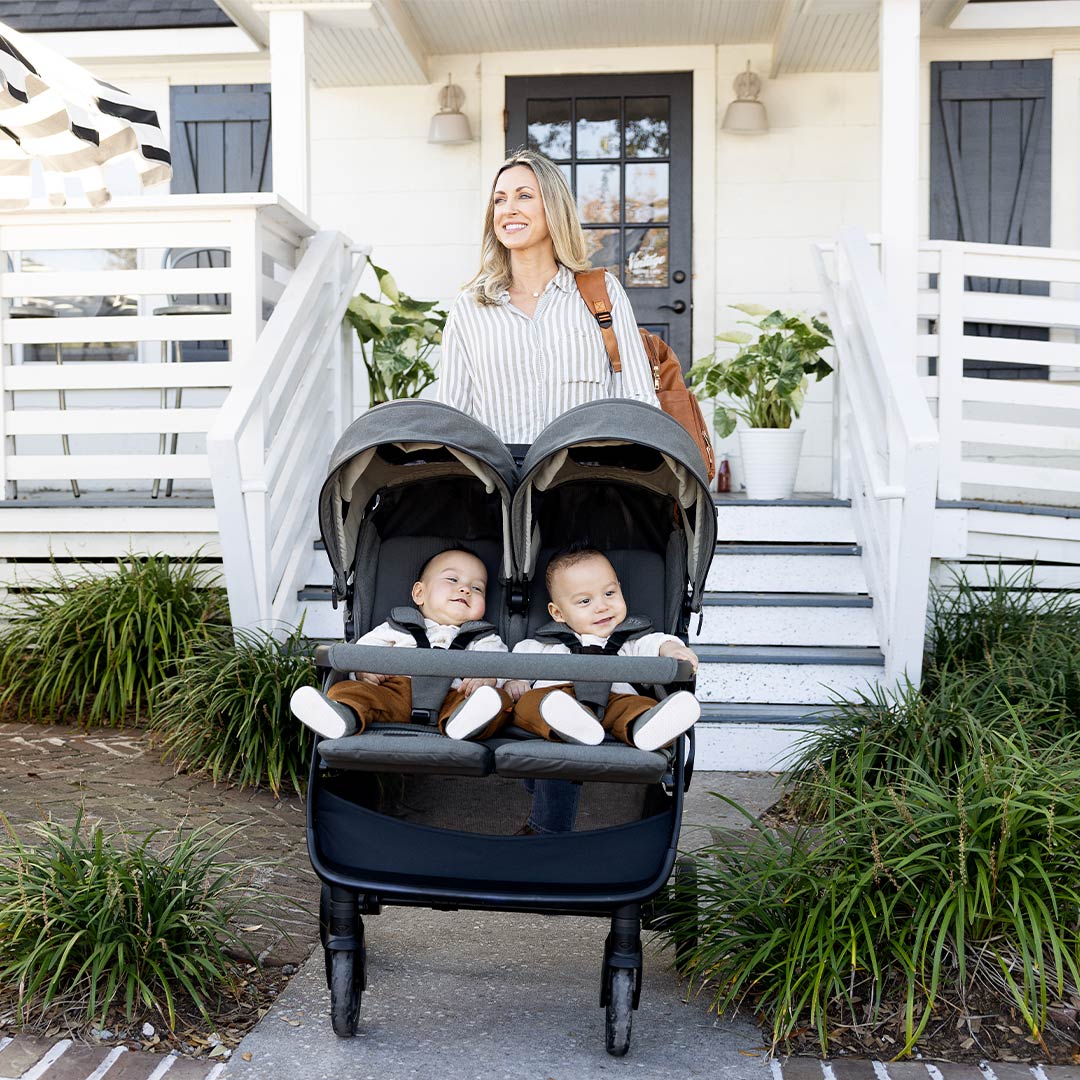 Joie Signature Estrella Twin Stroller - Evergreen-Strollers-Evergreen-One Size | Natural Baby Shower