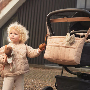 Jollein Puffed Stroller Organizer - Biscuit-Stroller Organisers-Biscuit- | Natural Baby Shower