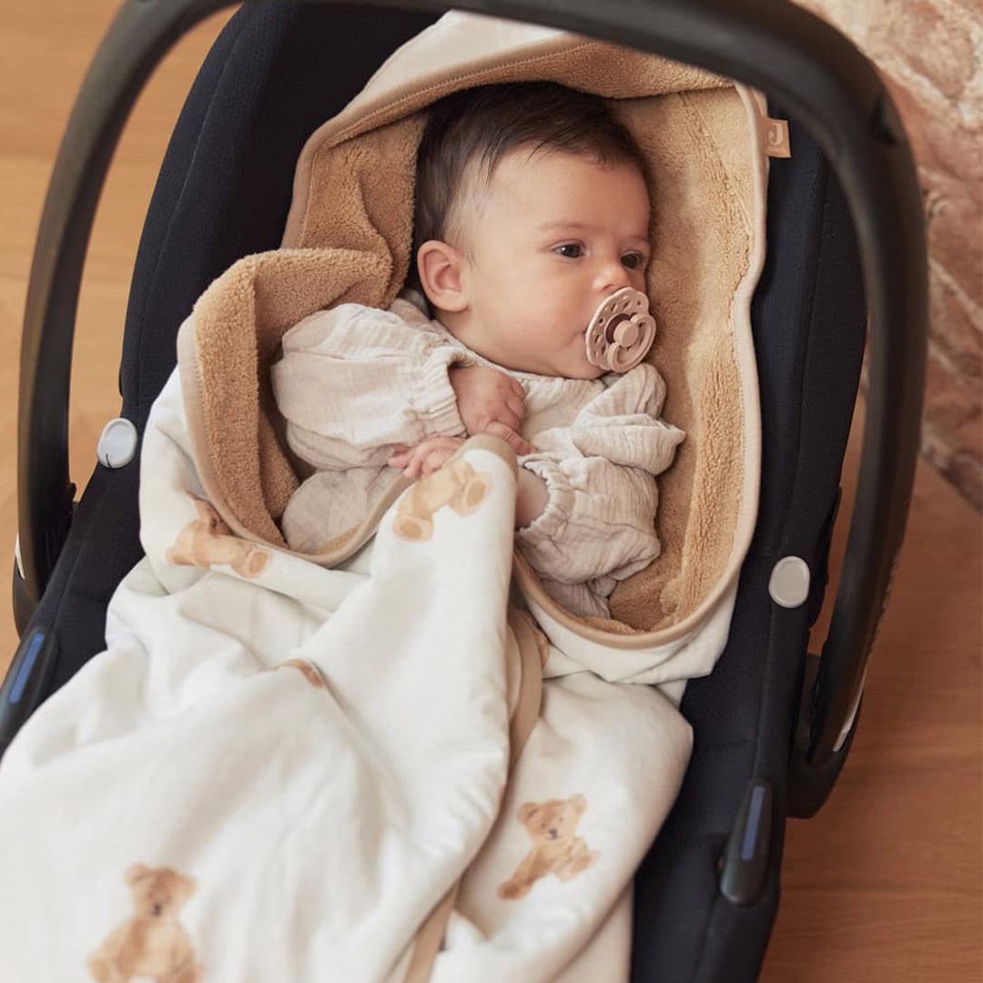 Jollein Wrap Blanket - Teddy Bear-Swaddling Wraps-Teddy Bear- | Natural Baby Shower