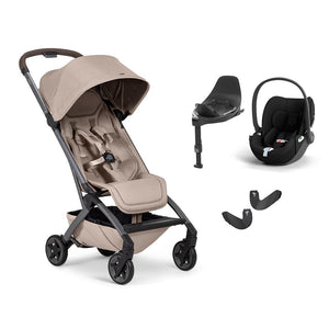 Joolz Aer 2 | CYBEX Travel System-Travel Systems-Sandy Taupe-No Carrycot | Natural Baby Shower