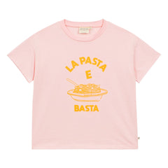 Arsène et Les Pipelettes – Bio-Baumwoll-T-Shirt La Pasta E Basta | Hellrosa