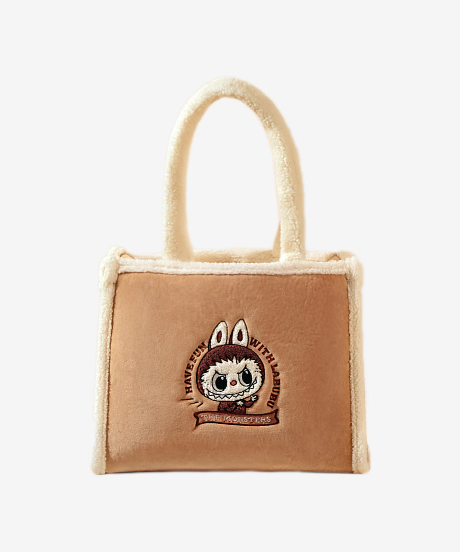 Labubu - Canavarlar Peluş Tote Omuz Çantası