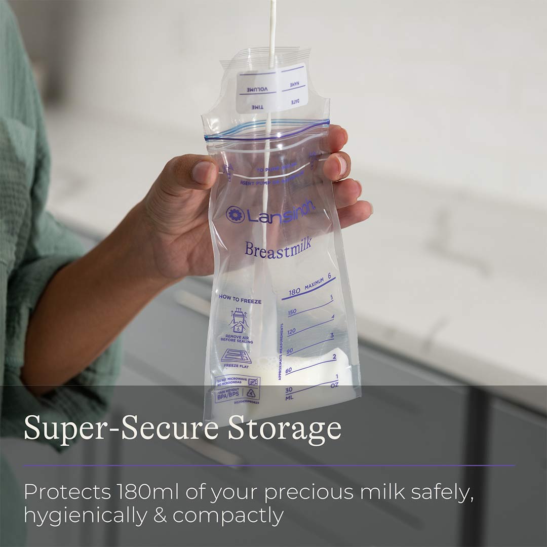 Lansinoh Breastmilk Storage Bags - 25 Pack-Breast Pump Accessories- | Natural Baby Shower