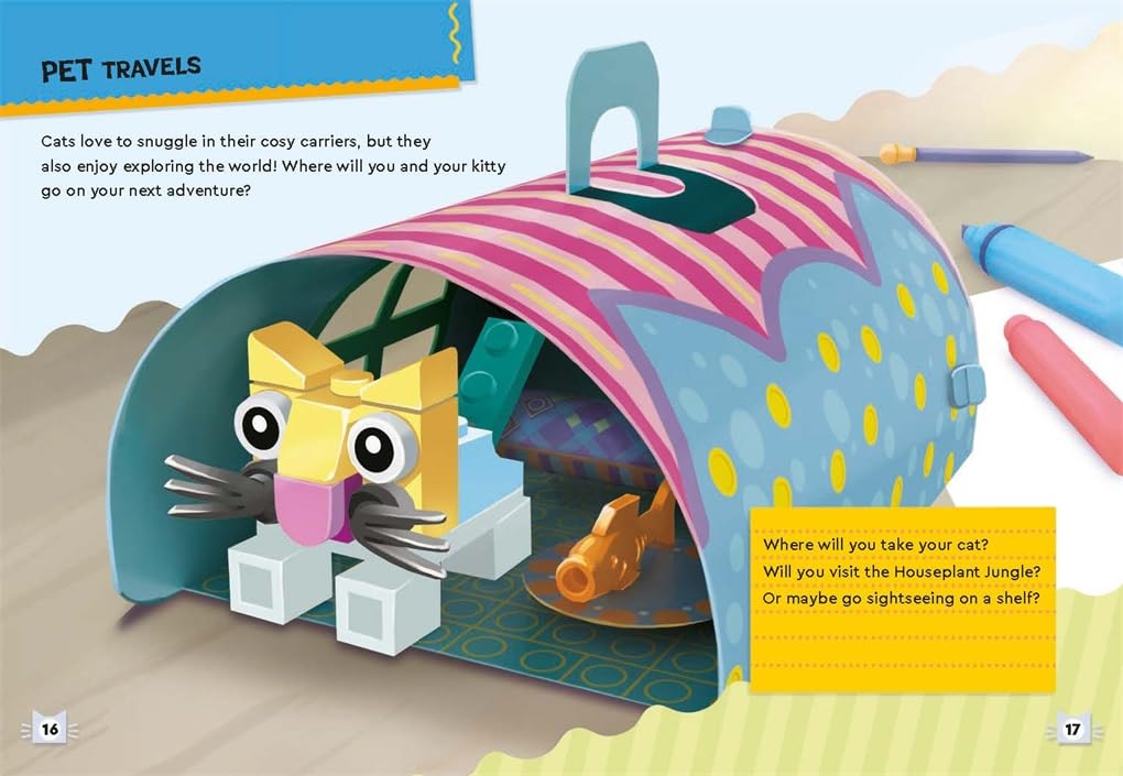 Lego - Spielfigur mit Kleintieren: Bau- und Faltkunsthandwerk