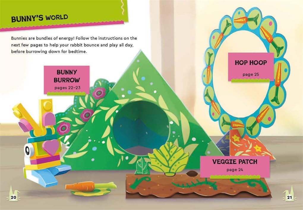 Lego - Spielfigur mit Kleintieren: Bau- und Faltkunsthandwerk