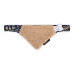 Caramel & Cie – Leopardenhundehalstuch | Grau