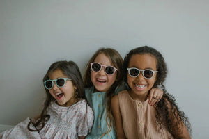 Leosun - Naturblaue polarisierte UV400-Kindersonnenbrille 3-8 Jahre