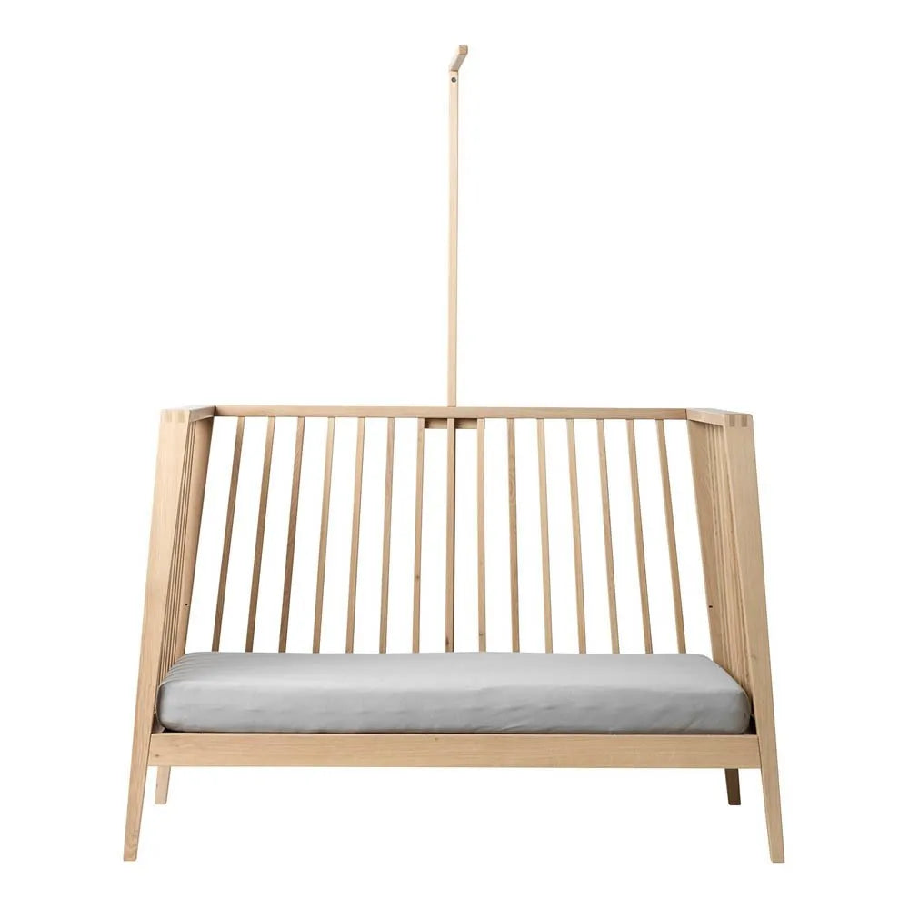 Leander - Linea Babybett Netzständer | Eiche