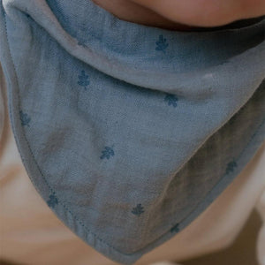 Little Dutch Bandana Bib Set of 2 - Pure Denim Blue-Bibs-Pure Denim Blue-One Size | Natural Baby Shower