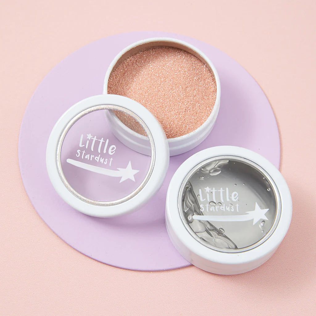 Little Stardust – Rosa Stardust-Gesichtsglitzer und Aloe Vera-Set