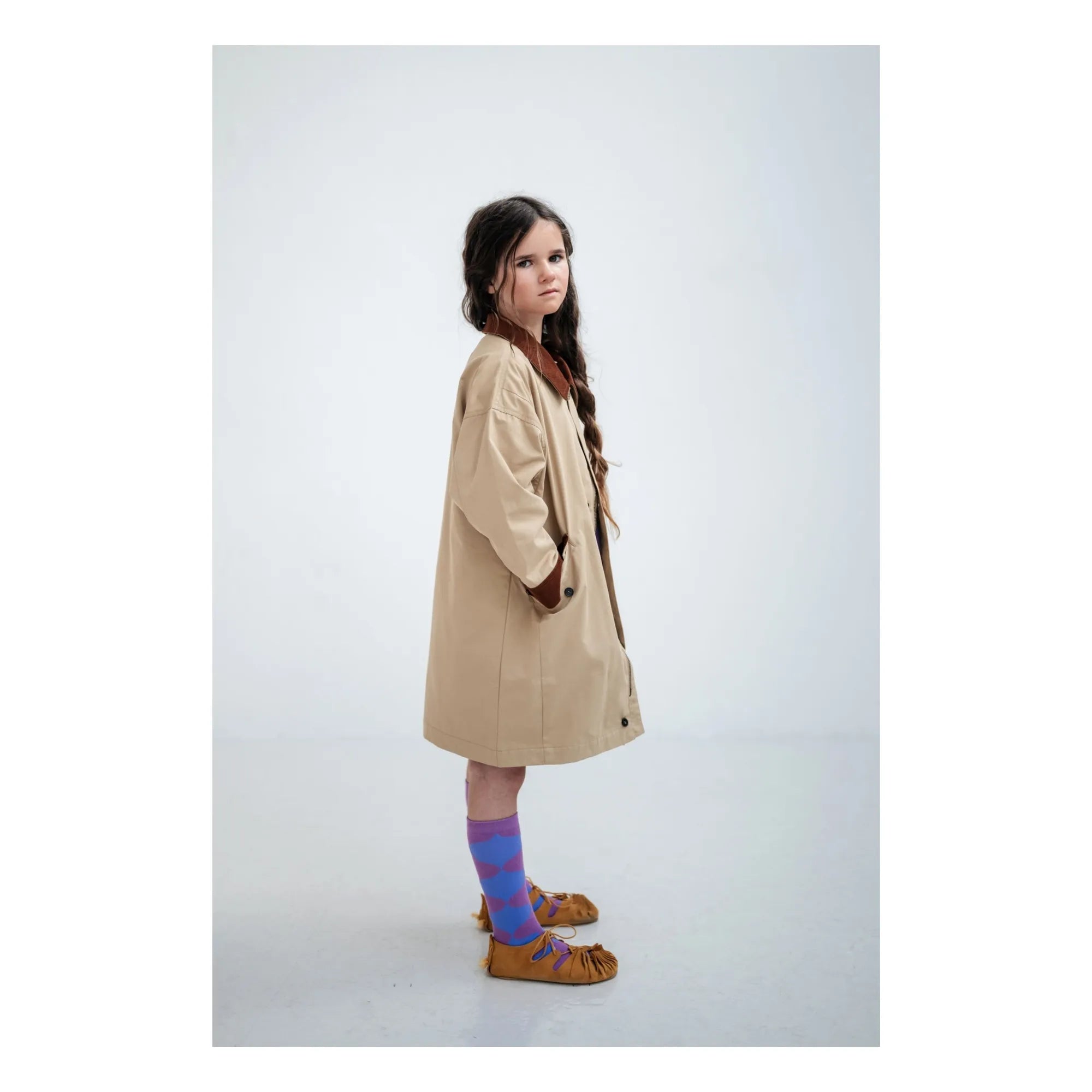 Repose AMS - Losange Hohe Socken | Lila