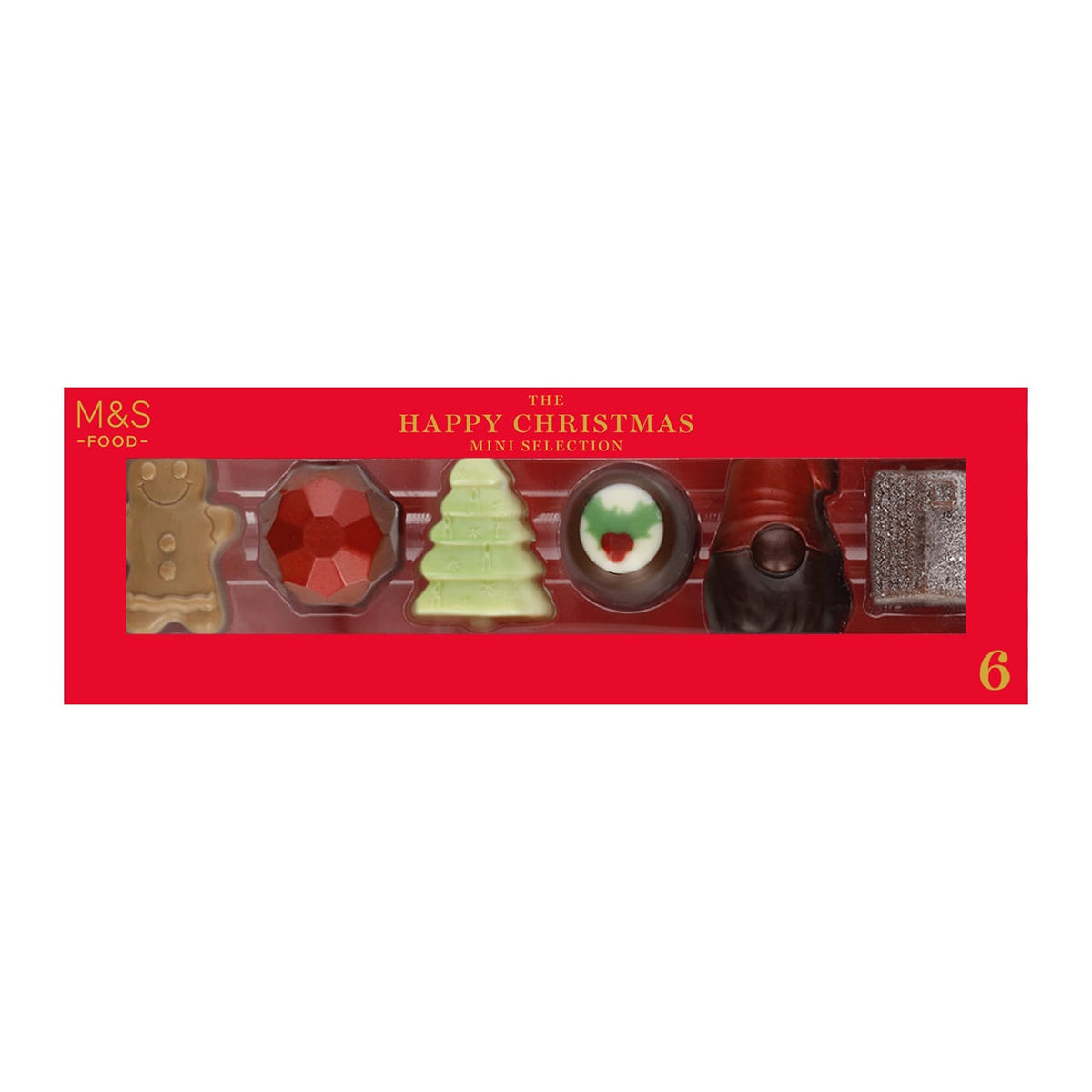 M&S Food - Schokoladen mit fröhlichen Weihnachtsdesigns