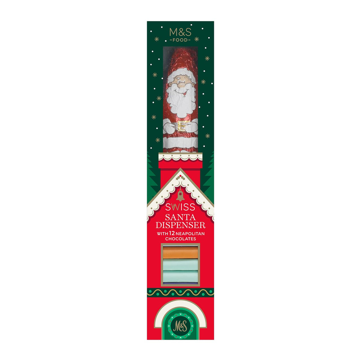 M&S Food – Weihnachtsmann Schweizer Schokolade