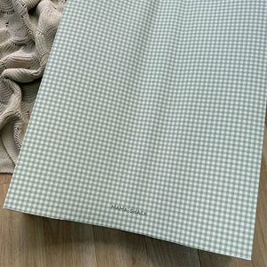 Mama Shack Anti Roll Wedge Changing Mat - Sage Green Gingham-Changing Mats-Sage Green Gingham-One Size | Natural Baby Shower