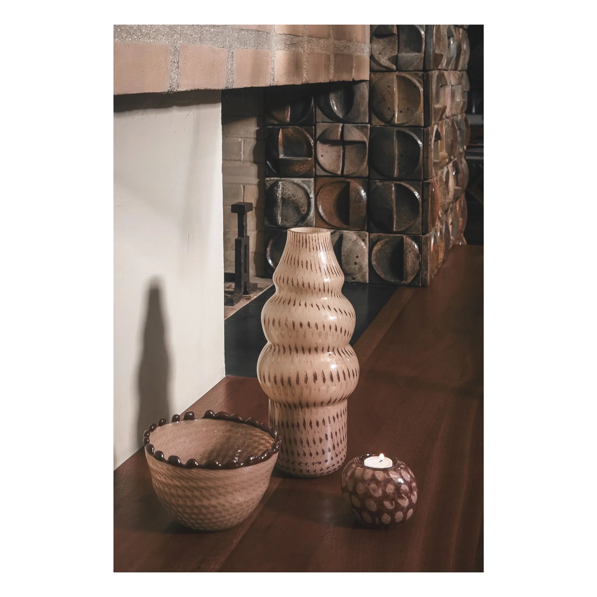 Olsson & Jensen - Marcel Glasvase | Beige