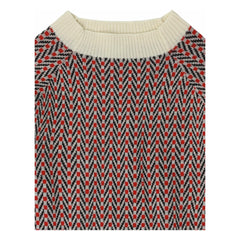 FUB - Merinowolle Fischgrätpullover | Ecru