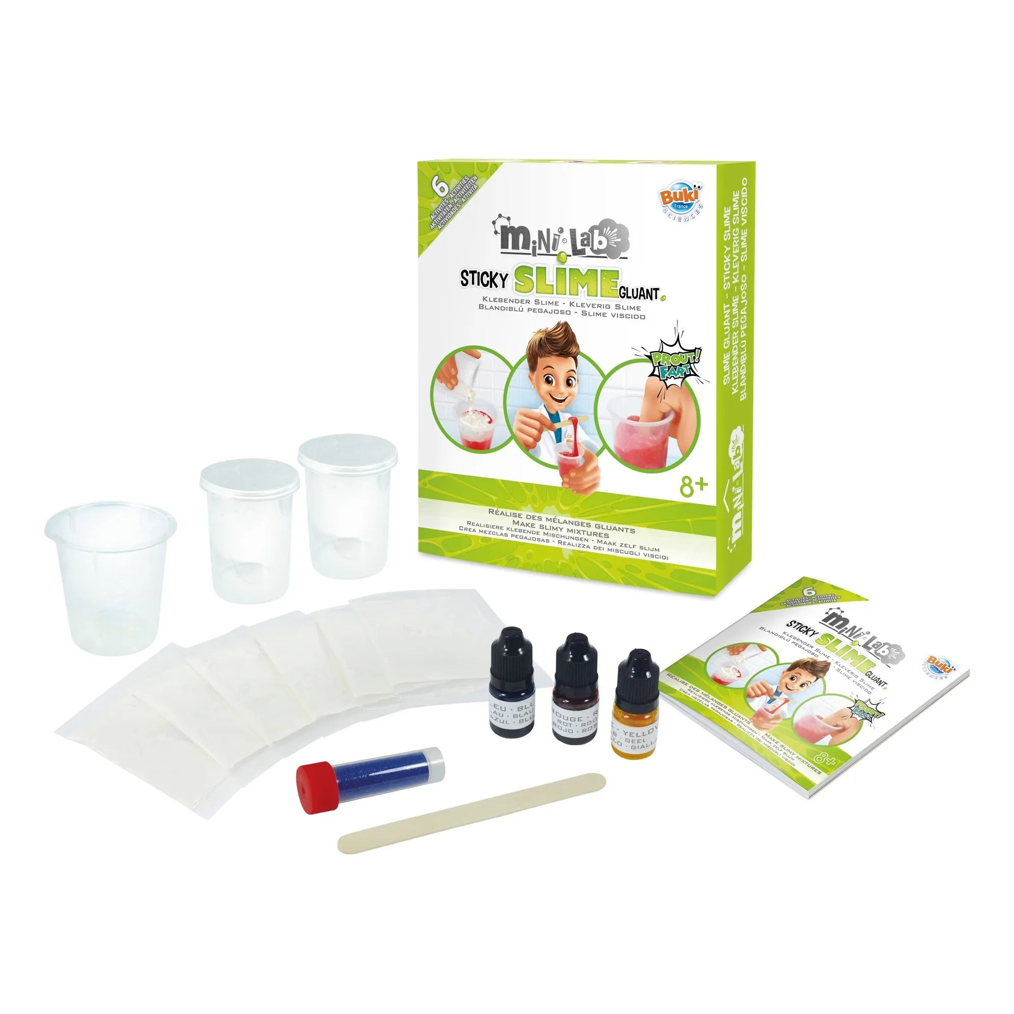 Buki - Mini Laboratuvar Yapışkan Slime Seti