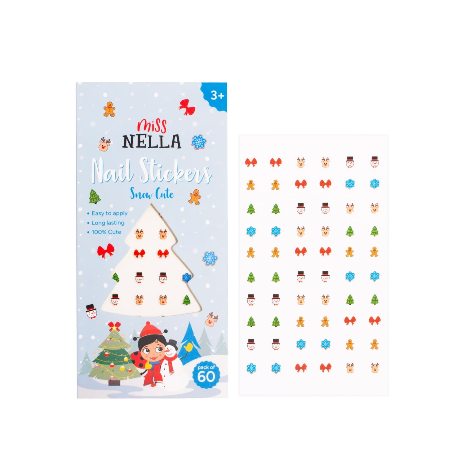 Miss Nella – Nagelsticker Winterthema