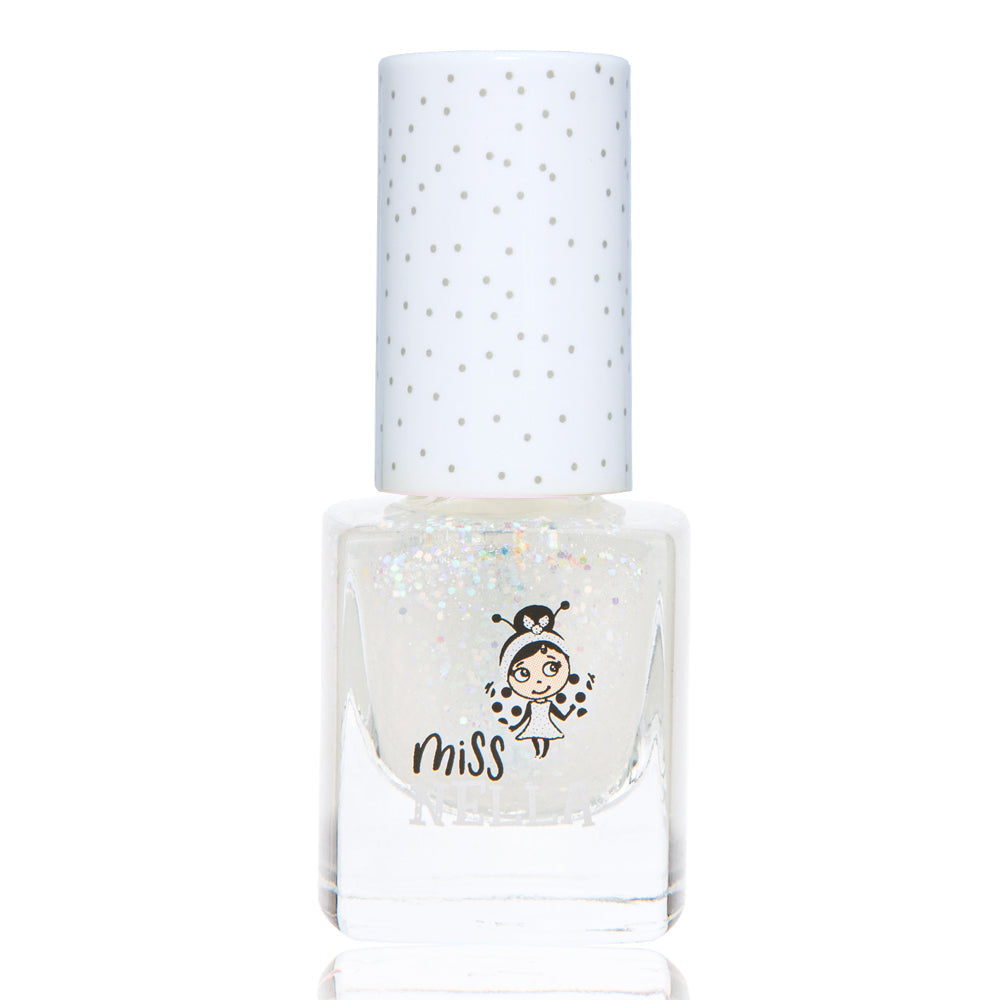 Miss Nella - Konfetiwolken: Abziehbarer Glitzer-Topcoat-Nagellack