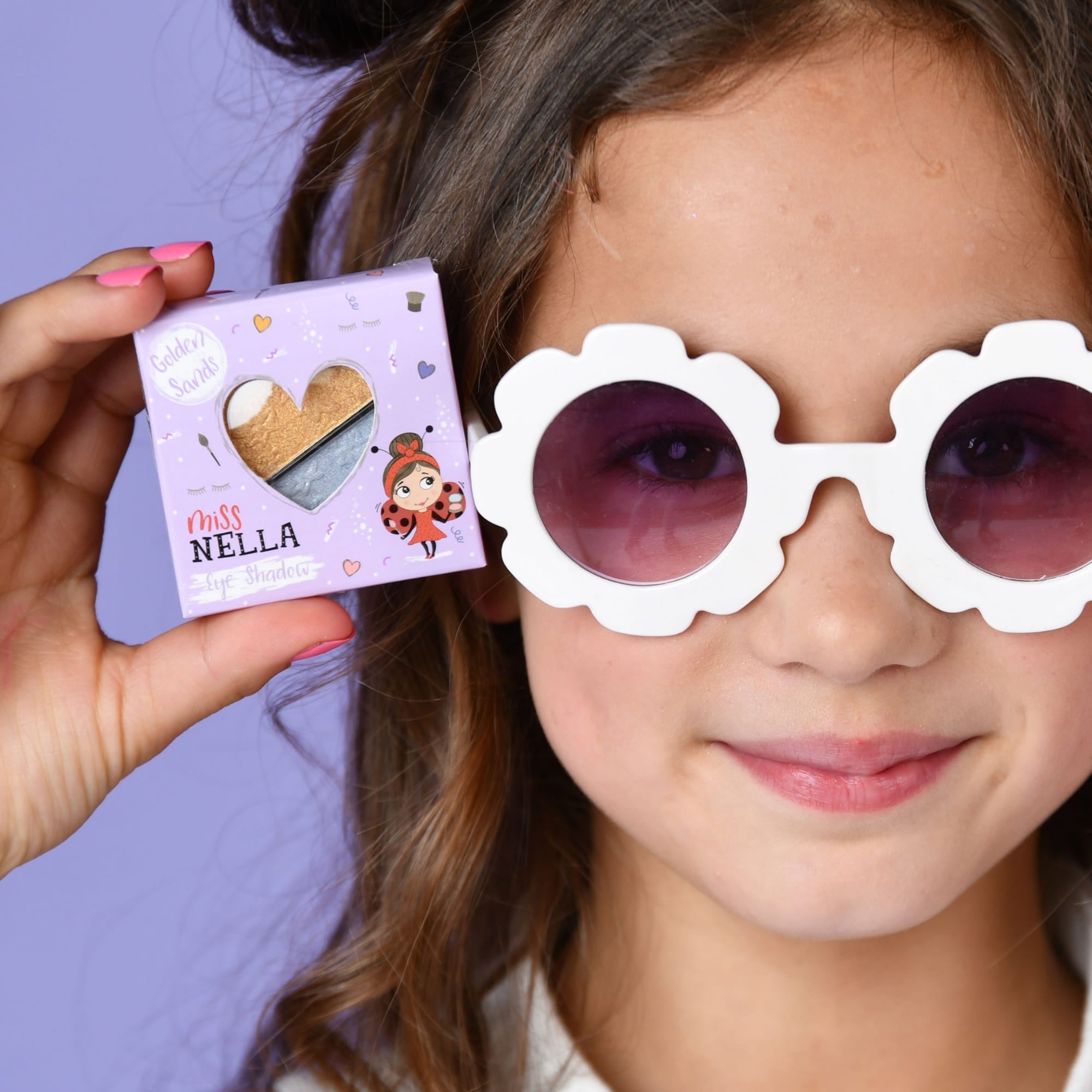Miss Nella - Ungiftiger Golden 2er Lidschatten für Kinder